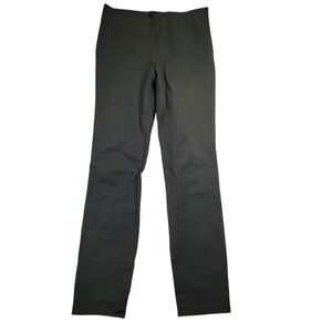 COS Women's Career Pant‎ Sz 6 Olive Side Zip Cotton Spandex Stretch Trousers
